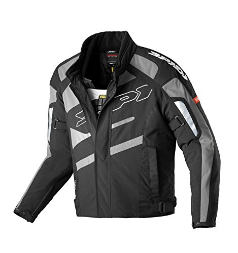 SPIDI Chaqueta de Moto H2Out SP33D, Negro/Antracita, XXL