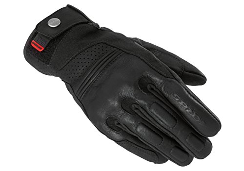 SPIDI Urban Guantes para Moto de Piel, Negro, XL