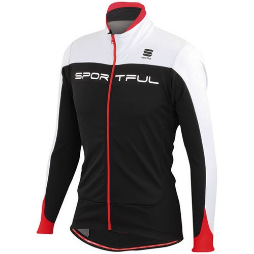 Sportful Flash Softshell chaqueta roja 2015, color Negro - negro, tamaño small