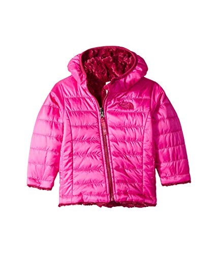 The North Face Infant Reversible Mossbud Hoodie - Azalea Pink & Dramatic Plum - 3M