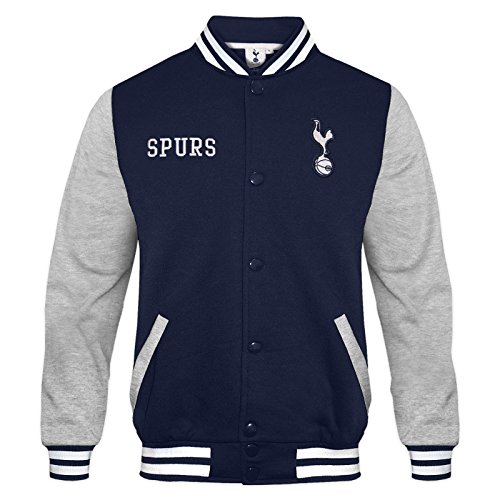 Tottenham Hotspur FC - Chaqueta deportiva oficial para hombre - Estilo béisbol americano - Medium