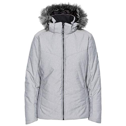 Trespass Wisdom Warm Waterproof and Windproof Chaqueta de esquí, Mujer, Gris, S