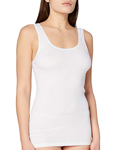 Triumph Katia Basics Shirt02 (1PL36) Camiseta Tirantes, Weiß (White 03), 46 para Mujer