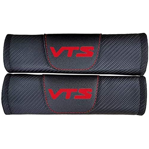 TUHT 2pcs Fibras Carbono Almohadillas para Cinturón de Seguridad para Citroen C4 C3 C5 C6 C8 XSARA, Cómodo Respirable Proteger Hombro Cuello, Auto Interior Estilo Accesorios