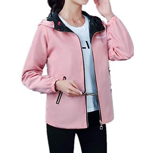 U/A chaqueta versátil mujer cremallera superior primavera y otoño nuevo doble cara mujer casual top