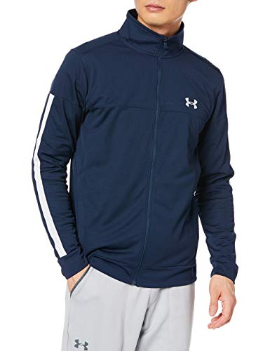 Under Armour Sportstyle Pique Track Jacket Chaqueta, Hombre, Azul (Academy/Academy/White), L