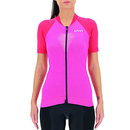 UYN Lady Biking GRANFONDO OW Shirt SH_SL. Chaqueta calentadora, Magenta/Jazzy, Large para Hombre