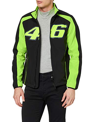 Valentino Rossi Vrmjk306204004 - Chaqueta Vr46, The Doctor Hombre, Negro, XL