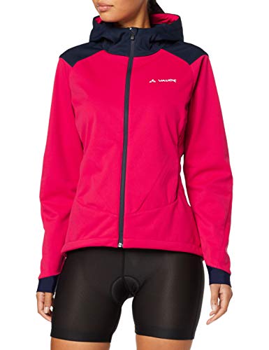 VAUDE Women's Qimsa Softshell Jacket Chaqueta, Mujer, Cranberry, 38