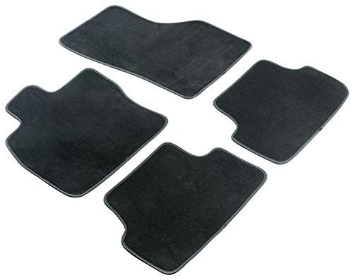 WALSER Premium Alfombras de coche Velour fieltro de la aguja compatible con Chevrolet Kalos Año de fabricación 09/2002 - 2011