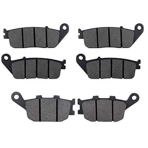 without brand XXF-SCP, Moto Delanteras traseras Pastillas de Freno for Honda CB750 CB600F 599 CBR600 F3 CBR600F3 1995-1998 CB600FW CB600FY CBF600 CBF1000 6 7 8 9 (Color : Front Rear)