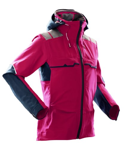 X-Bionic Chaqueta Outdoor 3L CF Mujer, Rosa Fuerte/Azul Marino, 40