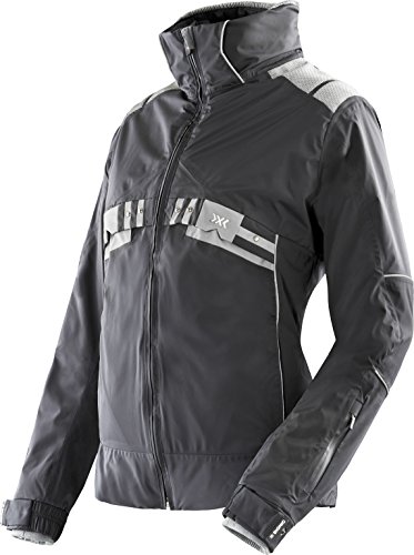 X-Bionic Xitanit EVO UPD OW Jacket – Chaqueta de esquí para Mujer, Mujer, SKI Lady XITANIT EVO UPD OW Jacket, Negro/Plateado