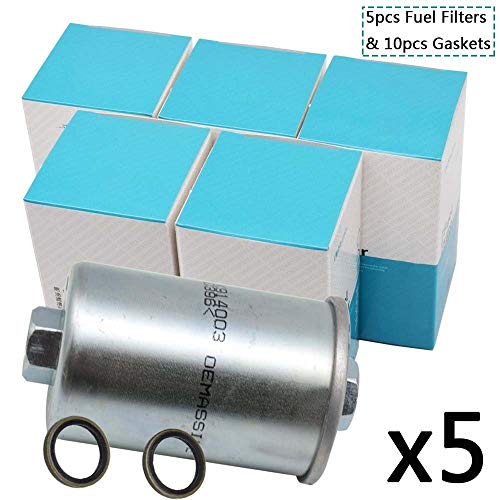 XINGLIAN-Filtros De Combustible Filtro De Combustible Gasolina 5x En Forma For El Chevrolet Corvette Tahoe Jaguar XJ XK Pontiac Bonneville Firebird Rover 100 200 400 600 Mini 96130396