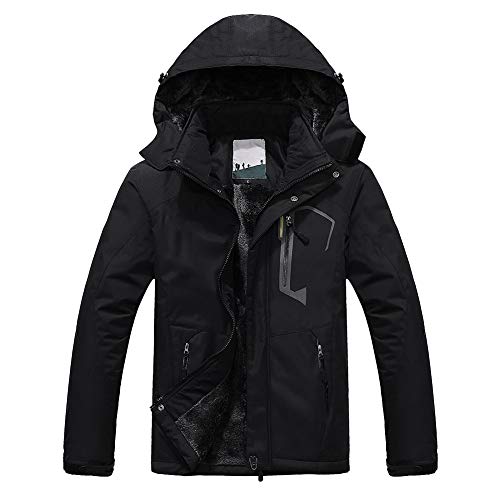 Xingsiyue Hombres Mujeres Chaqueta de Esquí Impermeable Softshell Jacket Abrigo Invierno Deportivo para Senderismo Esquiar