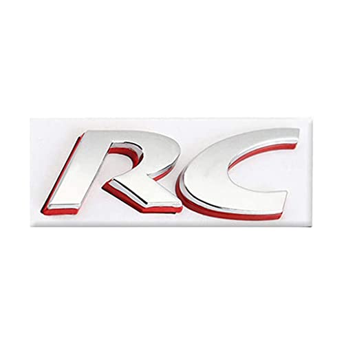 XXSDDM Coche Rejilla Insignia Etiqueta Engomada,para Peugeot RC Sport GT 106 205 206 207 208 301 306 307 308S 406 407 408 508 806 Car Metal Emblema Pegatina Accesorios Decorativos