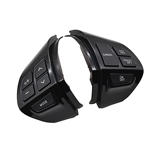 YONGFENG WANGml Botones de Carro Negro -Styling Fit para M itsubishi ASX Lancer multifunción automóvil Control de Control de Control de automóvil (Color : Piano Black)