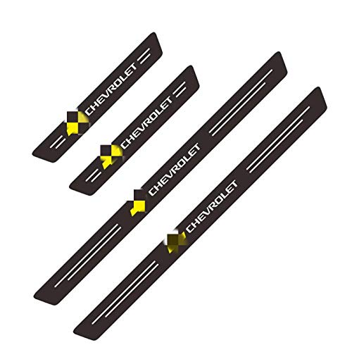 YRRC-ZT Pegatina De Umbral De Umbral De La Puerta De La Puerta De 4 Unids/Set De 4Pcs / Set Pegatina para Chevrolet Captiva Colorado Cruze Sparks Malibu Trax Puerta Pedal Accesorios,Chevrolet Big