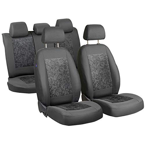 Zakschneider Fundas De Asiento para XANTIA - Conjunto De Fundas - Color Premium Gris Terciopelo