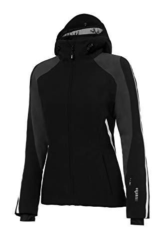 Zero RH+ Youla W - Chaqueta de nieve para mujer, Mujer, IND2788 985XXL, Black/Dark Grey/Silver, XX-Large