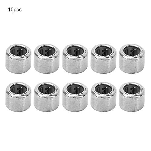 10Pcs Rodamientos de Agujas Unidireccionales Cojinete de Embrague para Motor de Alta Velocidad, Motor, Instrumento de Precisión, Equipo Especial(H50020通用于T-REX 500 HF0612 内径6*外径10*宽度12)