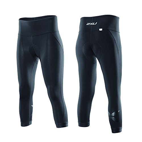 2XU - Medias de compresión para mujer (3/4), color negro