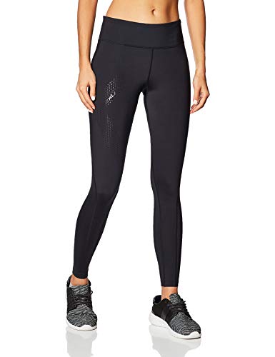 2XU UK Pantalones de compresión Ajustados para Mujer, Mujer, Pantalones de compresión, WA2864b, Logotipo de Color Negro con Lunares, L