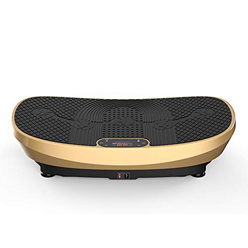 3D Vibratoria Máquinas De Ejercicios Todo El Cuerpo Massager Vibrante, Entrenamiento Crazy Fit Inicio De La Aptitud Diseño Moderno Con Curvas Para Entrenador De Equilibrio Corporal Y Masaje,Oro