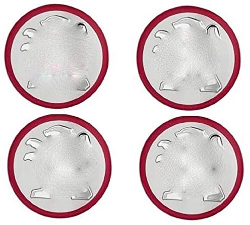 4pcs Coche Tapas Centrales De Llantas para Peugeot,Con Logo De Coche Centrales De Rueda Resistente Al Agua Y Al Polvo Tapa De Cubo Aluminio Decorativa Accesorios De Estilo