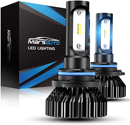 9006/HB4 LED Bombillas para faros delanteros Kit de conversión marsauto luz de cruce/Bombilla de luz antiniebla 12 x CREE Chips – 6000 lm 6000 K Xenon Blanco