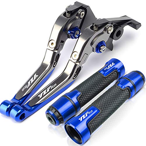 Accesorios de Motos apretones empuñaduras de Freno palancas de Embrague para Yamaha YZF R125 YZFR125 R Palancas de Freno 125 2008-2011 2009 2010 (Color : A)