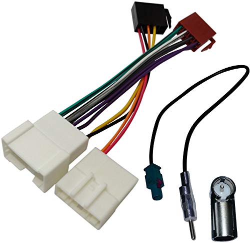 AERZETIX - Adaptador cable - Enchufe ISO - Para antena de autoradio