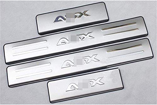 Alféizar de Puerta de Placa de Desgaste de Acero Inoxidable 4 unids/Set Accesorios de Coche Estilo de Coche, para Mitsubishi ASX 2011-2013