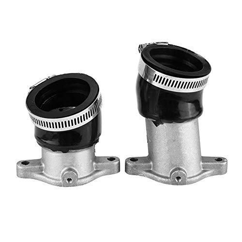 Alupre 2 Piezas de Aluminio carburador del colector de admisión Compatible con Honda CX500 1978-1982