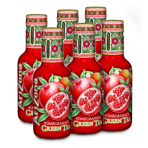 AriZona - Pomegranate Green Tea - 500ml (Pack of 6)