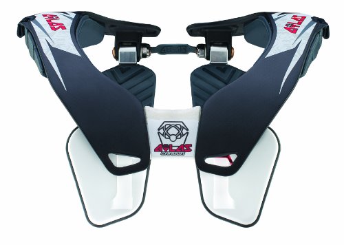 Atlas Brace Technologies Motocross Cuello, color Blanco, talla L