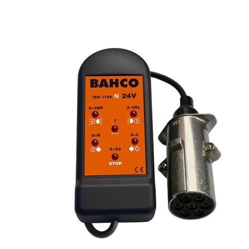 Bahco BELT247N COMPROBADOR TOMA REMOLQUE 24V, 300 W