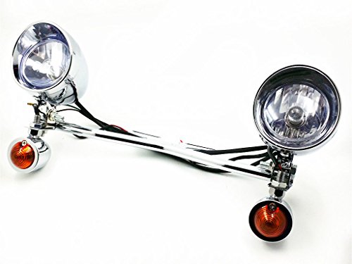 Barra de luz antiniebla con intermitente de conducción para Cruiser Custom Vulcan VN Touring Cruiser Dyna Touring Cruiser V Star Shadow VT VLX