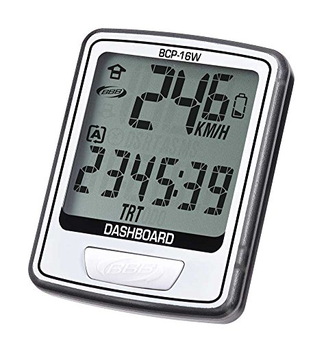 BBB Dashboard Ciclocomputador, Unisex Adulto, Negro/Blanco, Talla Única