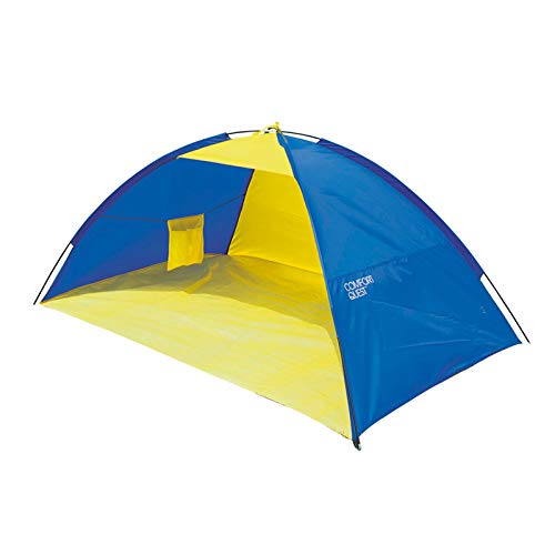 Bestway 67278 - Cortavientos Playa 130x200x90 cm Azul/Amarillo