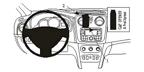 Brodit ProClip 7320288548999 Kit de Coche Montaje Central