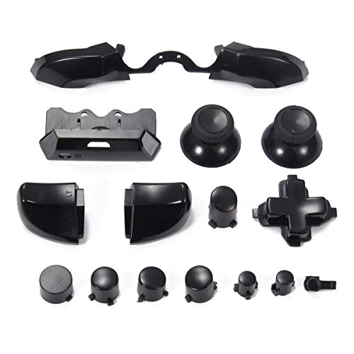 C-FUNN Set De Botón Completo Dpad Joysticks RT/Lt LB/RB Abxy/Guía Teclado De La Tapa para Xbox Un Controlador Elite