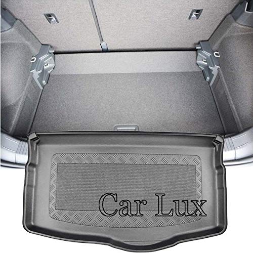 Car Lux AR02363 - Alfombra Cubeta Protector cubre maletero a medida con antideslizante para T-Cross desde 2018-