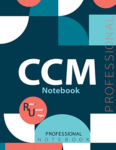 CCM Notebook, Examination Preparation Notebook, Study writing notebook, Office writing notebook, 140 pages, 8.5” x 11”, Glossy cover