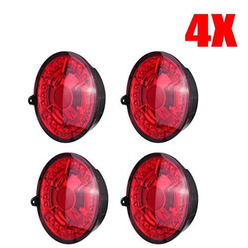 Chengxin Car Decals Cola Nueva C6 Coche LED se Enciende la luz de Freno de Parada del Freno LED de Cola de la Parada Lámparas de luz para Corvette C6 Coupe 2005-2013 (Color emisivo : Red)