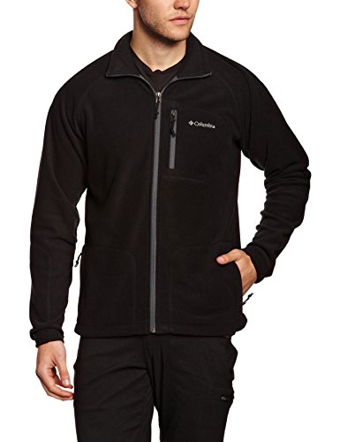 Columbia Fast Trek II Forro Polar con Cremallera, Hombre, Negro, S