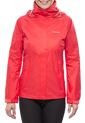 Columbia Funktionsjacke Venture On II Jacket Chubasquero, Mujer, Rojo, L