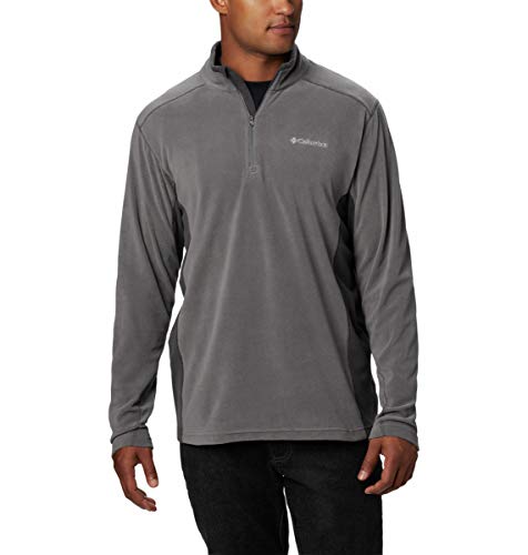 Columbia Klamath Range II 1352476 - Jersey para Hombre (Media Cremallera), Color Gris