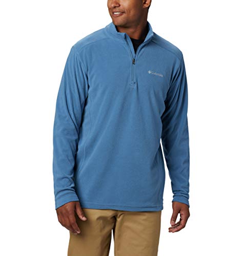 Columbia Klamath Range II Half Zip Suter Pulver, Scout Blue, 1X para Hombre