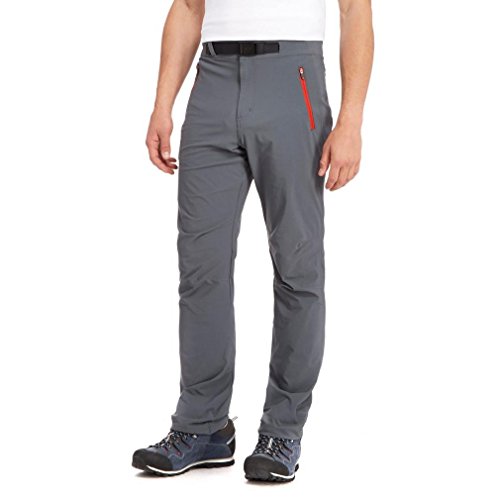 Columbia Passo Alto II – Pantalón para Hombre, Derecha, Color Gris, tamaño Small